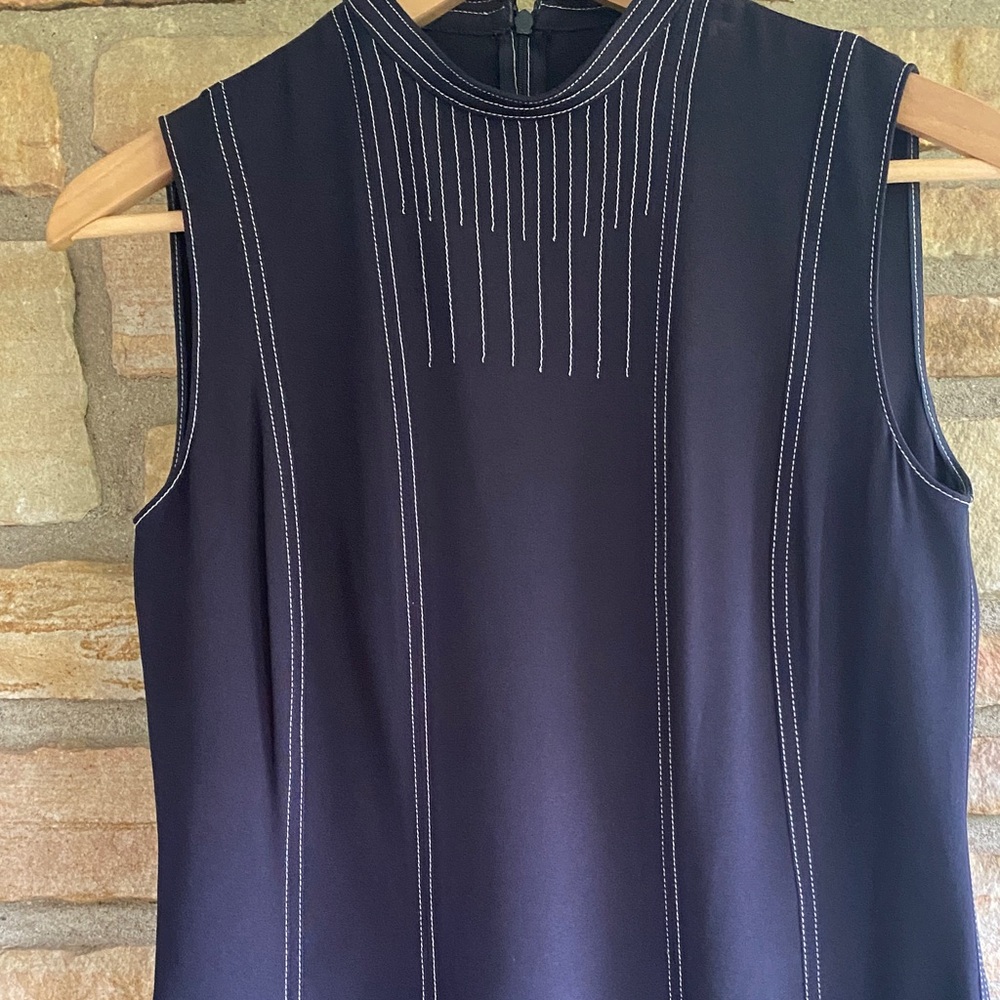 Valentino Dark Blue Midi Dress